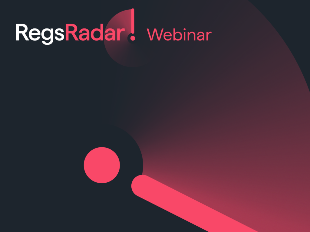 RegsRadar webinar